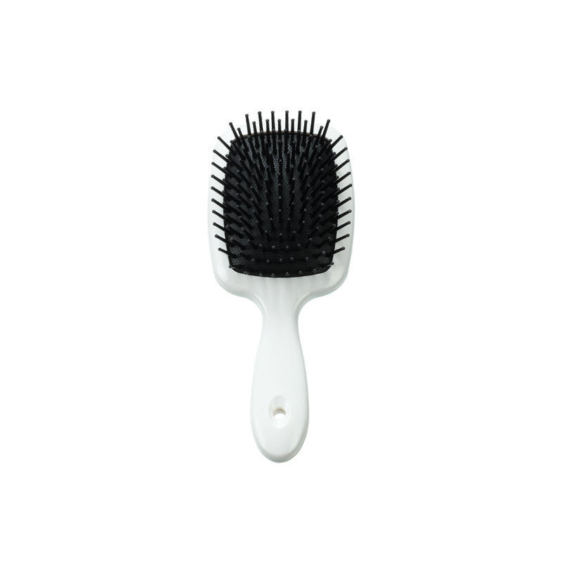 Mini brosse &agrave; cheveux carr&eacute;e en plastique ABS