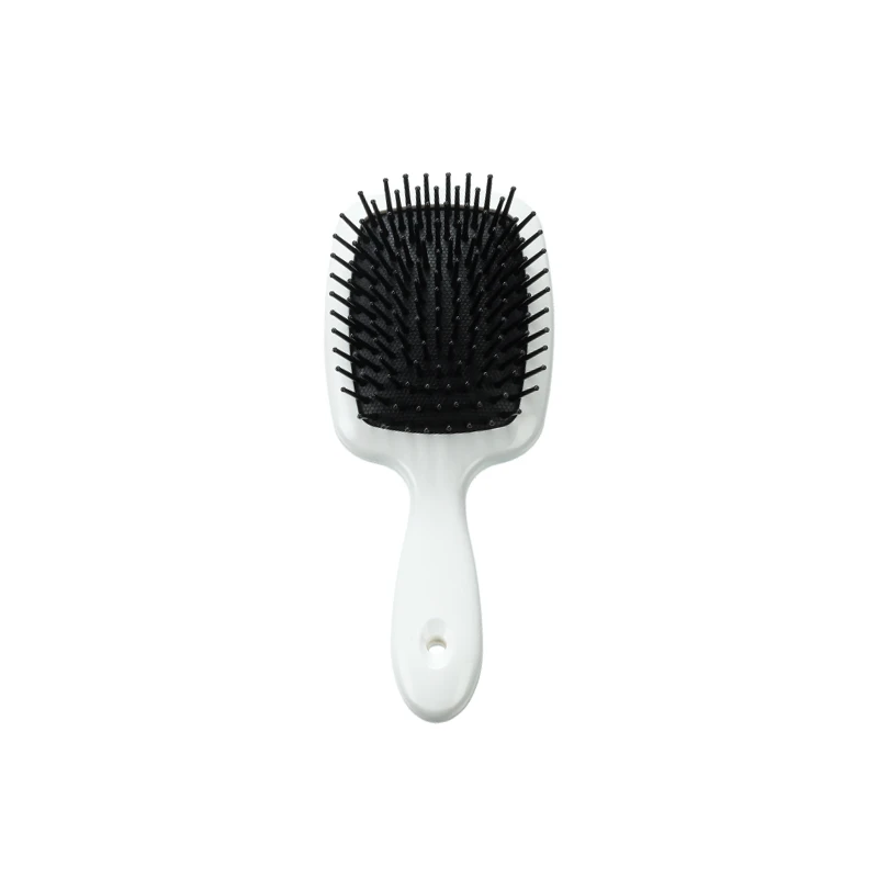 Mini brosse &agrave; cheveux carr&eacute;e en plastique ABS