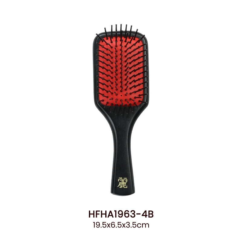 Brosse &agrave; cheveux en bois de peinture personnalis&eacute;e de haute qualit&eacute;