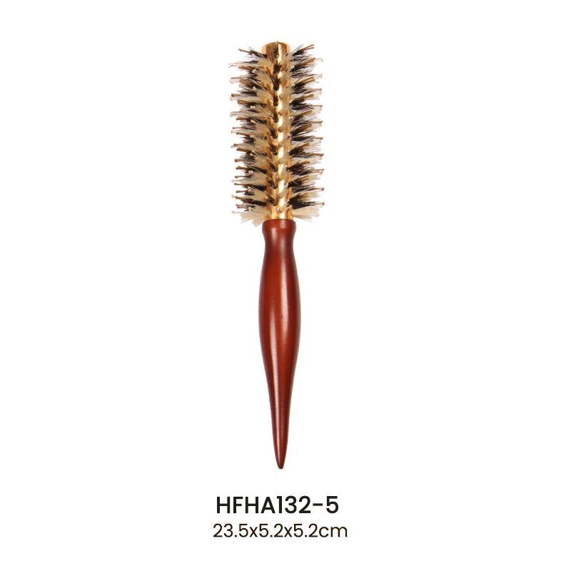 Brosse ronde en tonneau de bois pour salon