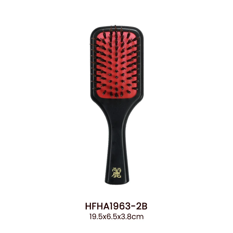 Brosse &agrave; cheveux en bois de peinture personnalis&eacute;e de haute qualit&eacute;
