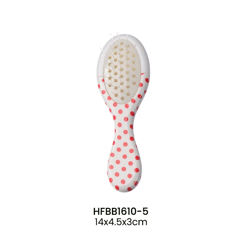 Brosse pour b&eacute;b&eacute; en plastique color&eacute;e et &eacute;l&eacute;gante personnalis&eacute;e pour le commerce de gros