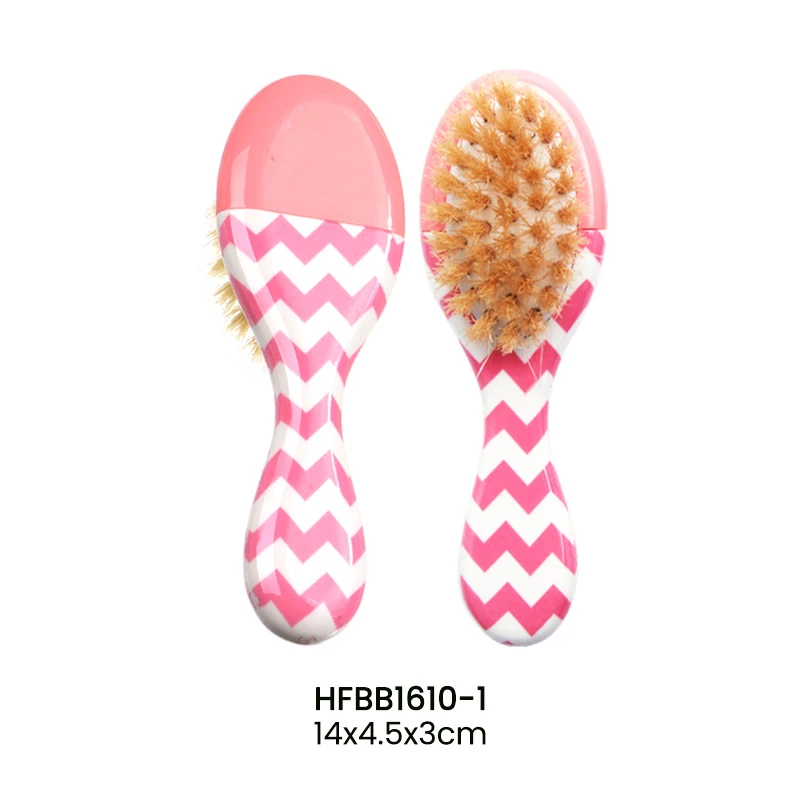Brosse pour b&eacute;b&eacute; en plastique color&eacute;e et &eacute;l&eacute;gante personnalis&eacute;e pour le commerce de gros
