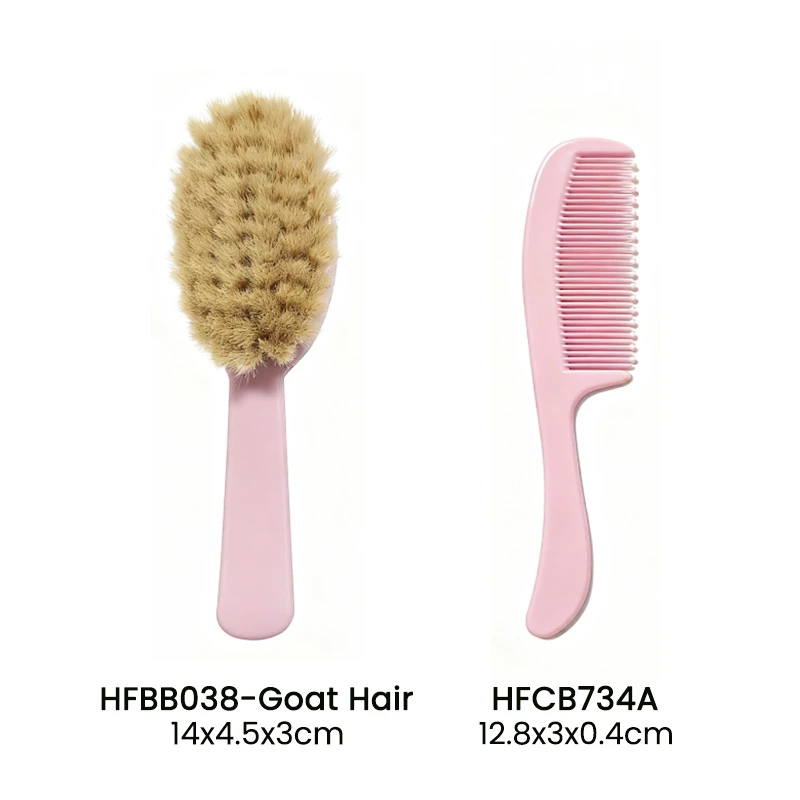 Brosse en plastique color&eacute;e pour b&eacute;b&eacute;s et enfants avec divers poils