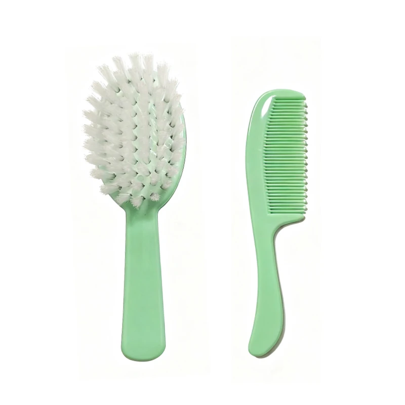 Brosse en plastique color&eacute;e pour b&eacute;b&eacute;s et enfants avec divers poils