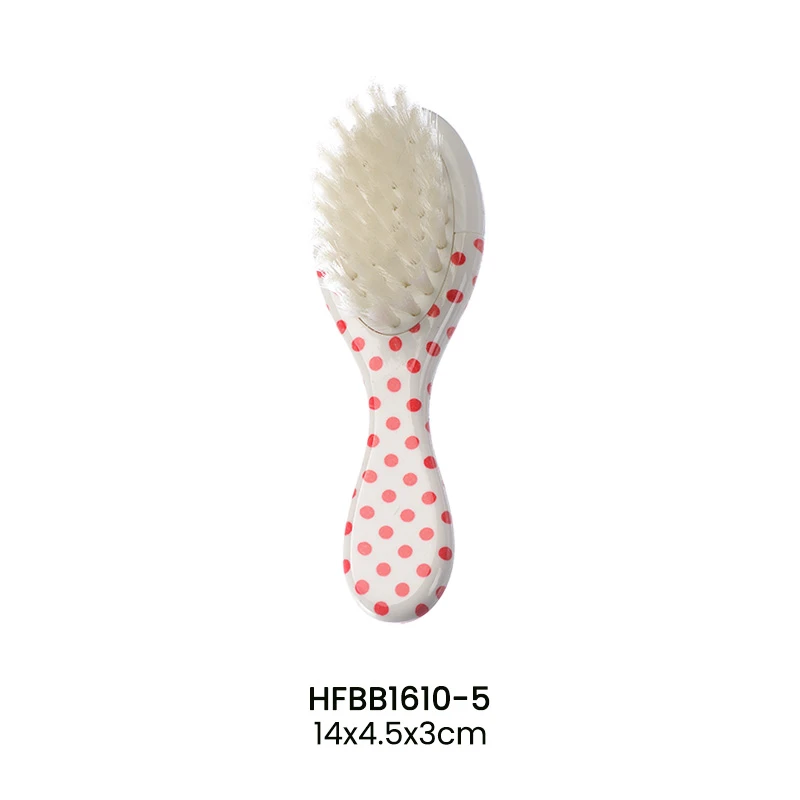 Brosse pour b&eacute;b&eacute; en plastique color&eacute;e et &eacute;l&eacute;gante personnalis&eacute;e pour le commerce de gros