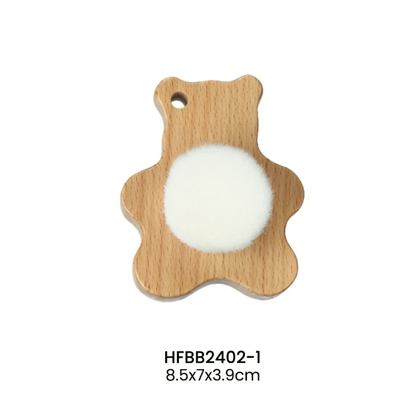 Ensemble de 3 brosses pour b&eacute;b&eacute; en forme d'ours