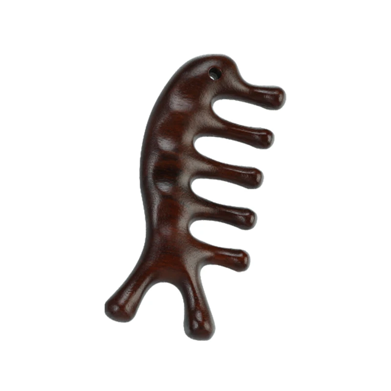 Peigne de massage polyvalent en bois 100 % naturel