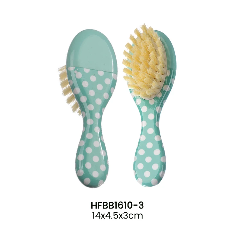 Brosse pour b&eacute;b&eacute; en plastique color&eacute;e et &eacute;l&eacute;gante personnalis&eacute;e pour le commerce de gros