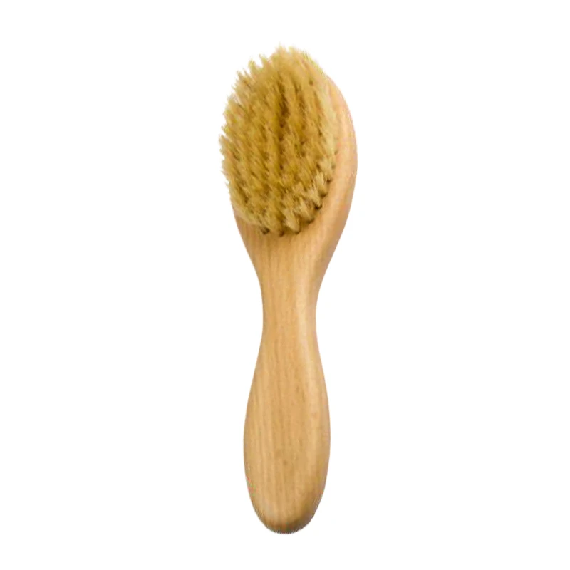 Brosse pour b&eacute;b&eacute; en bois FSC avec 100 % de poils de sanglier
