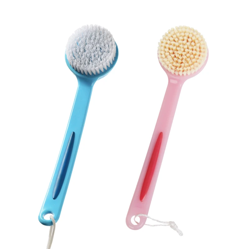 Brosse de bain en plastique antid&eacute;rapante &agrave; long manche