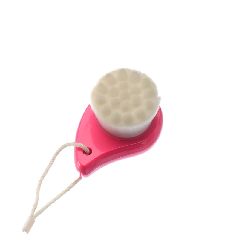 Brosse faciale de poche en plastique &agrave; poils fins, LOGO personnalis&eacute;