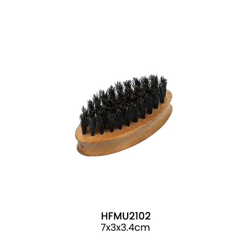 Ensemble de 4 pinceaux pour hommes : blaireau, brosse &agrave; barbe &agrave; poils en deux tailles, peigne &agrave; barb