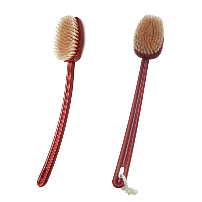Brosse pour le corps en plastique &agrave; poign&eacute;e ergonomique