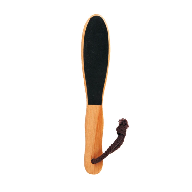 P&eacute;dicure classique en bois pour les pieds, &eacute;limine les peaux mortes