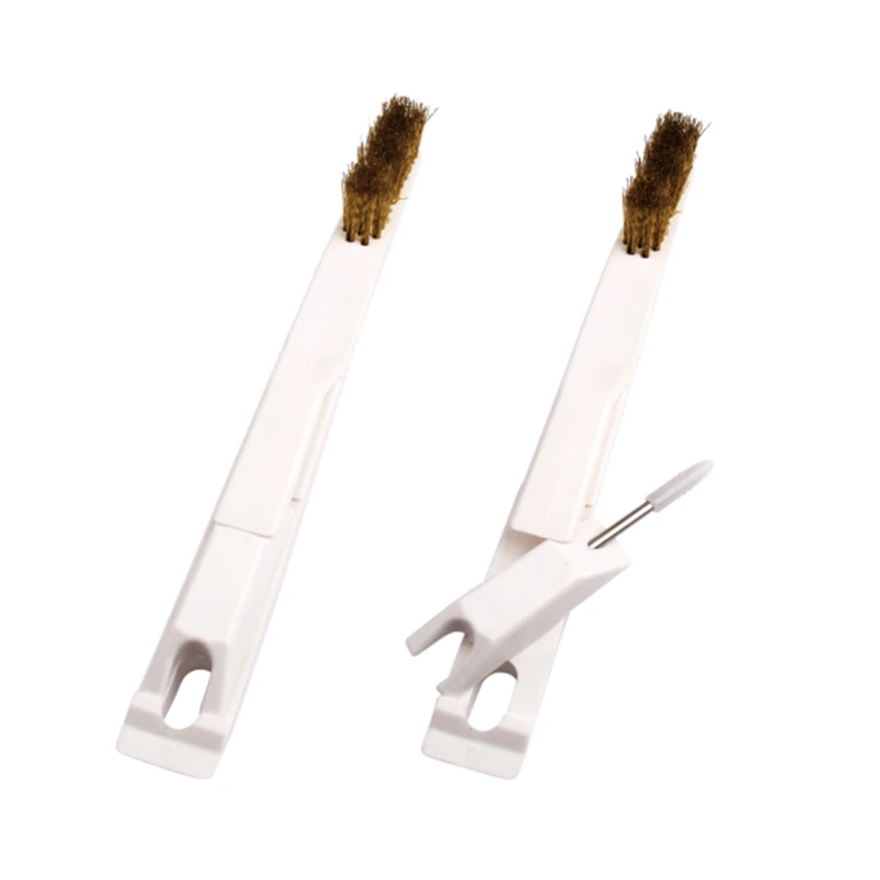 Brosse de nettoyage de d&eacute;tail de grattoir amovible en plastique