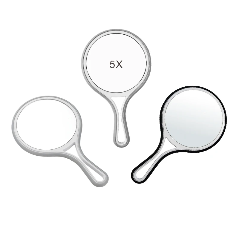 Miroir portatif double face antid&eacute;rapant et doux au toucher