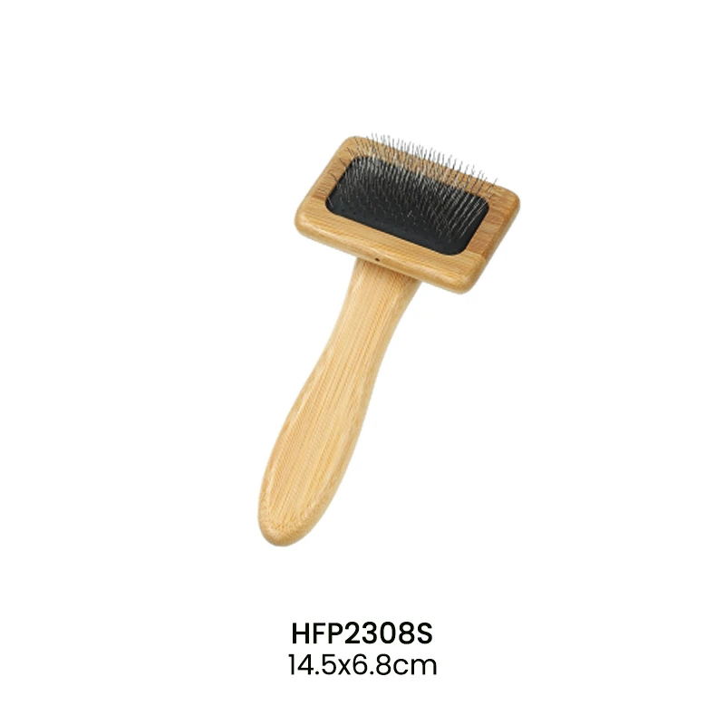Brosse &agrave; lisser g&eacute;n&eacute;rique ECO-BAMBOO avec &eacute;pingles en acier