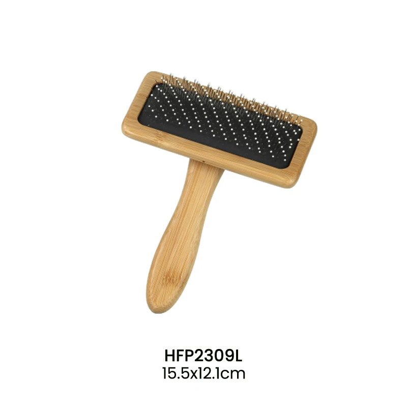 Brosse &agrave; lisser g&eacute;n&eacute;rique ECO-BAMBOO avec &eacute;pingles en acier