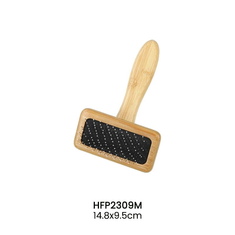 Brosse &agrave; lisser g&eacute;n&eacute;rique ECO-BAMBOO avec &eacute;pingles en acier