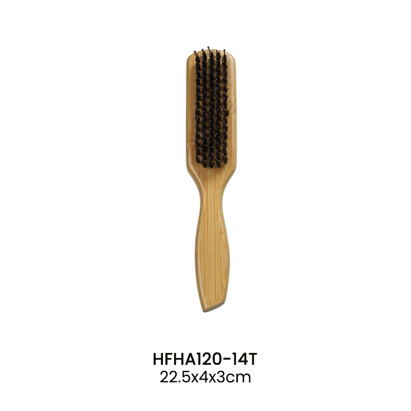Brosse &agrave; cheveux en bambou certifi&eacute;e FSC, &eacute;pingles en nylon et poils de sanglier