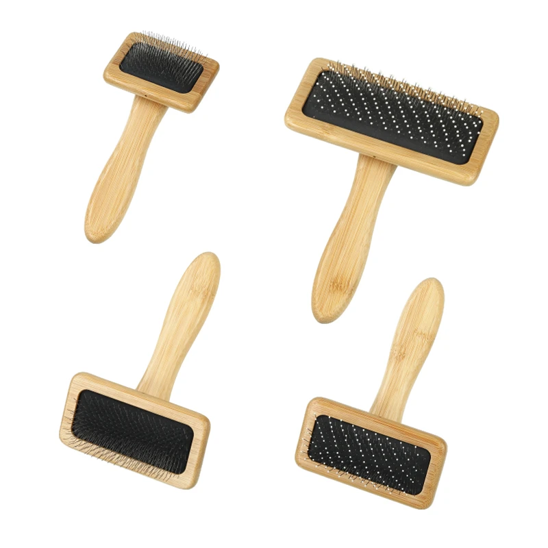 Brosse &agrave; lisser g&eacute;n&eacute;rique ECO-BAMBOO avec &eacute;pingles en acier