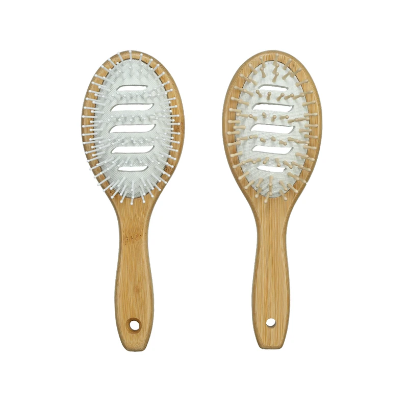 Brosse &agrave; cheveux en bambou personnalis&eacute;e