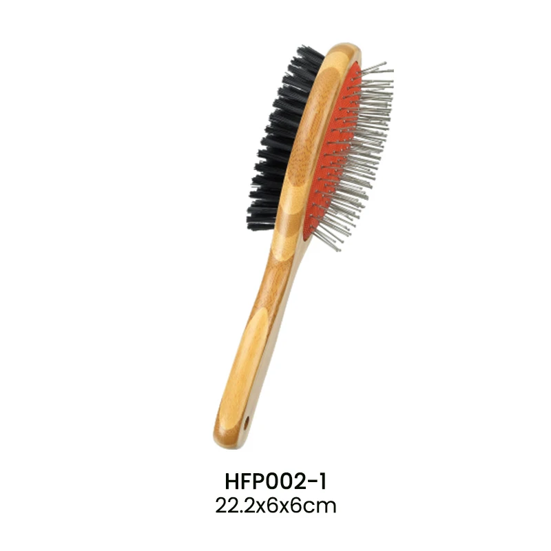 Brosse PET de toilettage double face 2 en 1 pour la vente en gros