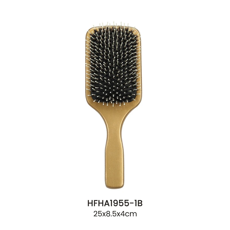 Brosse &agrave; cheveux Golden Paint Paddle avec poils mixtes