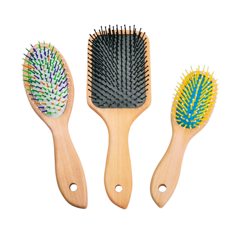 Brosse &agrave; cheveux Schima Superba avec des &eacute;pingles en nylon &eacute;clatantes