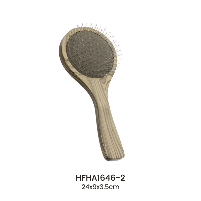 Brosse &agrave; cheveux de massage avec peinture de couleur &agrave; poils m&eacute;lang&eacute;s pour la vente en gros