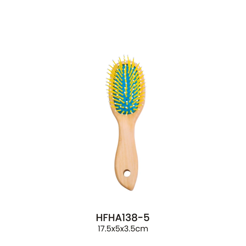 Brosse &agrave; cheveux Schima Superba avec des &eacute;pingles en nylon &eacute;clatantes