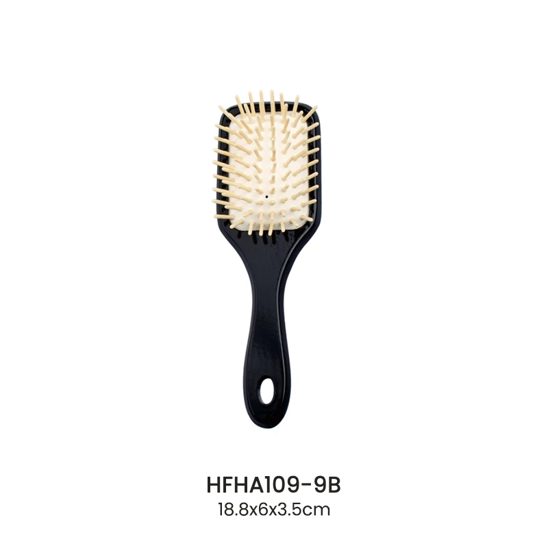 Brosse &agrave; cheveux &agrave; cuir chevelu en bois &agrave; &eacute;pingle en bois Schima Superba