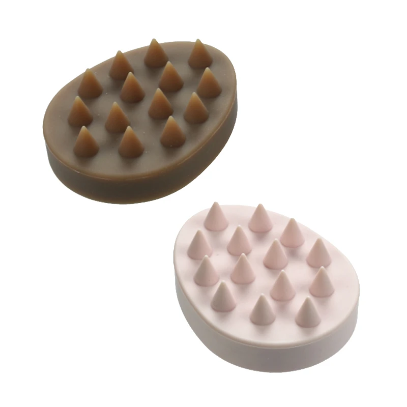 Brosse de massage magn&eacute;tique du cuir chevelu en silicone