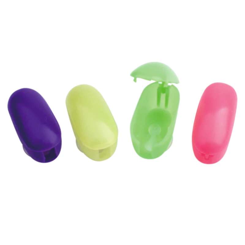 &Eacute;tui de protection de t&ecirc;te de brosse &agrave; dents en plastique color&eacute;