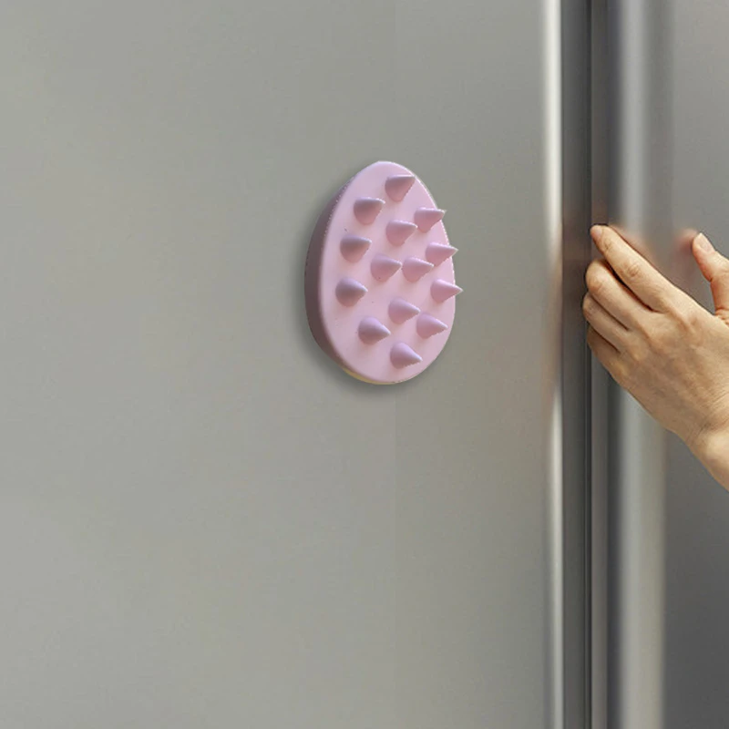 Brosse de massage magn&eacute;tique du cuir chevelu en silicone