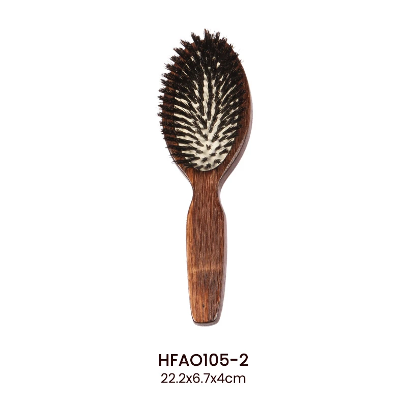 Brosse &agrave; cheveux &agrave; coussin ovale en bois de ch&ecirc;ne multi-tailles pour la vente en gros