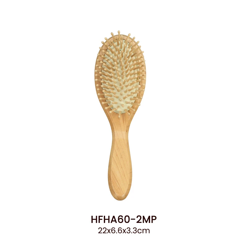 Ensemble personnalis&eacute; de brosses &agrave; cheveux en bois d'&eacute;rable multi-tailles