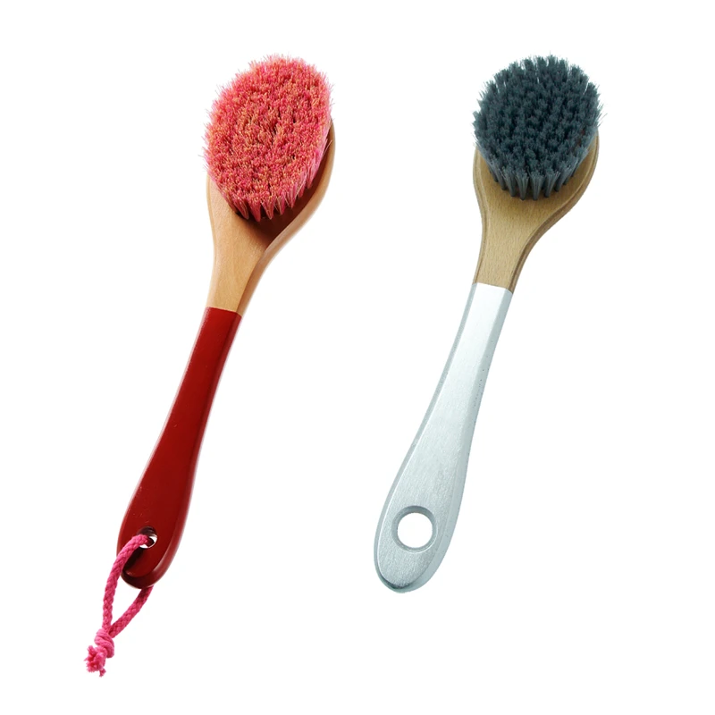 Pinceau de peinture color&eacute;e pour le corps en bois avec poils personnalis&eacute;s