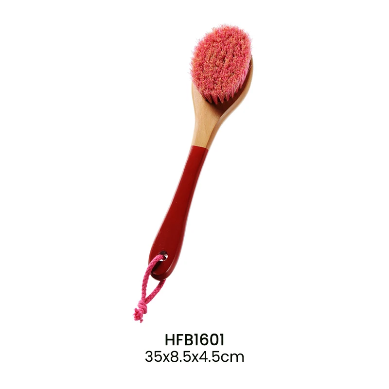 Pinceau de peinture color&eacute;e pour le corps en bois avec poils personnalis&eacute;s