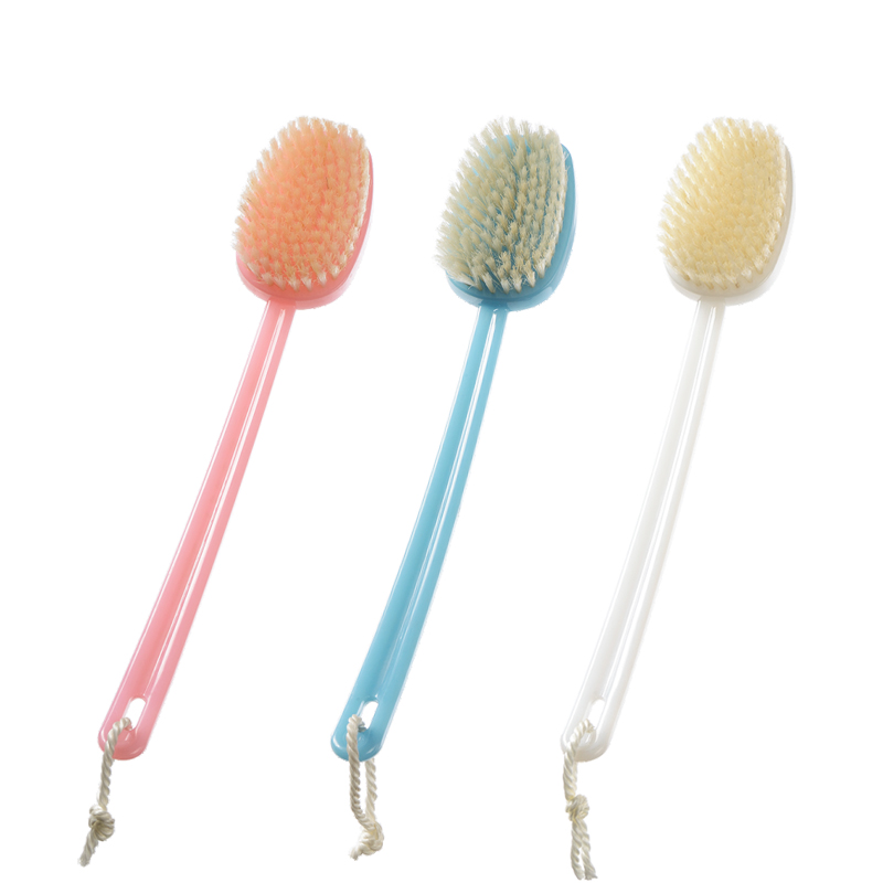 Brosse de bain en plastique &agrave; long manche personnalisable