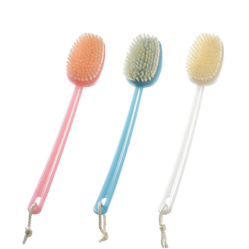 Brosse de bain en plastique &agrave; long manche personnalisable