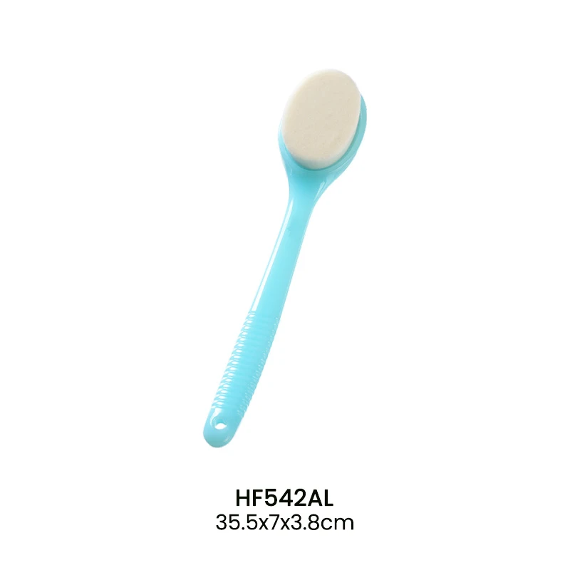 Brosse de bain en plastique de couleur personnalis&eacute;e avec poils variables