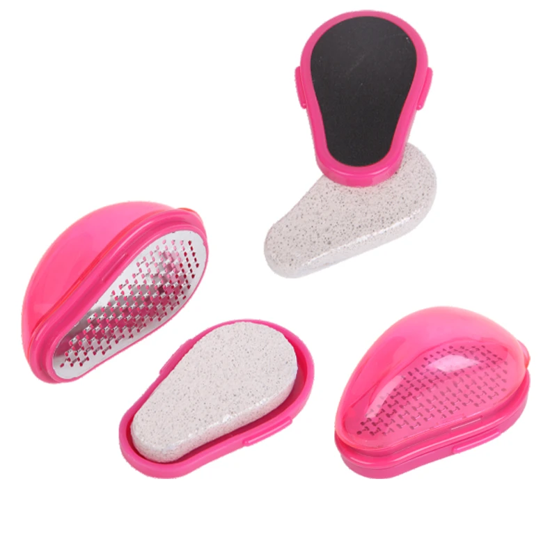 Lime &agrave; pied de p&eacute;dicure en plastique interchangeable 3 en 1