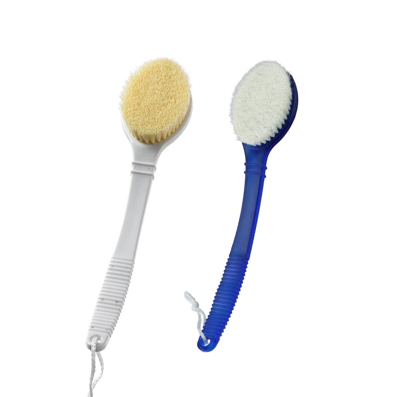 Brosse corporelle en plastique de couleur personnalis&eacute;e avec poils en nylon